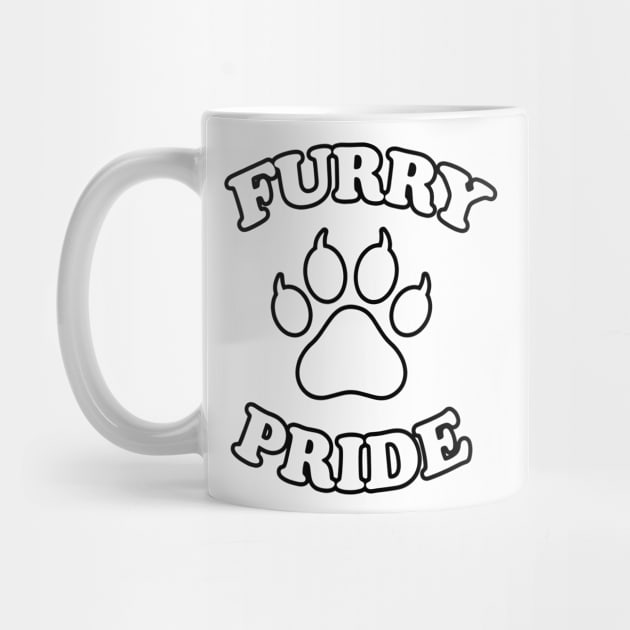 Furry Pride Pawprint Claws Furries Cute Animals by Mellowdellow